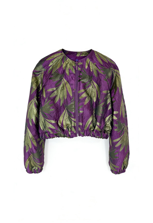 dolce & gabana damska krótka kurtka we wzory mowo fashion