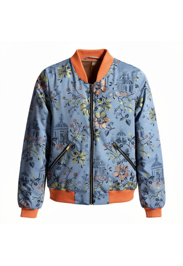 kurtka damska w orientalne wzory MoWo Fashion