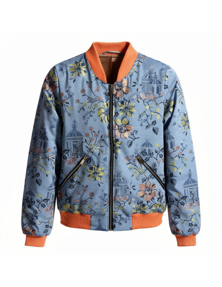 kurtka damska w orientalne wzory MoWo Fashion